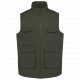 Gilet unisex in policotone multitasche imbottito WK607 WK. Designed To Work
