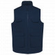 Gilet unisex in policotone multitasche imbottito WK607 WK. Designed To Work