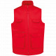 Gilet unisex in policotone multitasche imbottito WK607 WK. Designed To Work