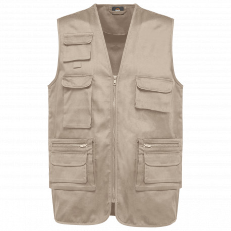 Gilet unisex in policotone multitasche foderato WK609 WK. Designed To Work