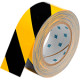 Nastro adesivo GIALLO/NERO in poliestere H mm 50x30mt spessore mm 0,20