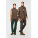 Bodywarmer unisex in pile con interno in sherpa WK610 WK. Designed To Work