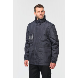 Parka da lavoro con maniche removibili uomo WK6106 WK. Designed To Work