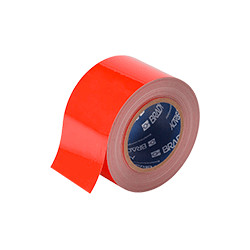 Nastro adesivo ROSSO in poliestere H mm 75x30 mt spessore mm 0,20