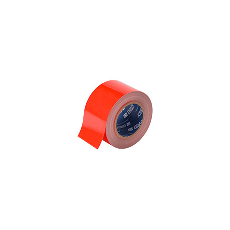 Nastro adesivo ROSSO in poliestere H mm 75x30 mt spessore mm 0,20