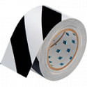 Nastro adesivo BIANCO/NERO in poliestere H mm 75x30 mt spessor mm 0,20