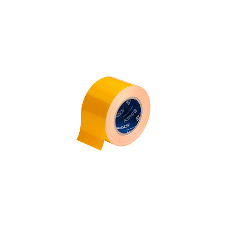 Nastro adesivo GIALLO in poliestere H mm 75x30 mt spessore mm 0,20