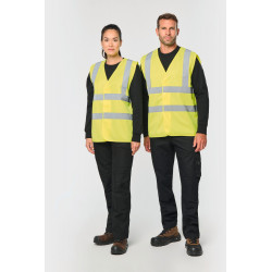 Gilet unisex adulti di sicurezza HI-VIZ WK616 WK. Designed To Work
