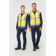 GILET DI SICUREZZA HI-VIZ riciclato con cerniera WK618 WK. Designed To Work