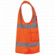 GILET DI SICUREZZA HI-VIZ riciclato con cerniera WK618 WK. Designed To Work