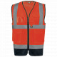 GILET DI SICUREZZA HI-VIZ riciclato con cerniera WK618 WK. Designed To Work
