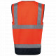 GILET DI SICUREZZA HI-VIZ riciclato con cerniera WK618 WK. Designed To Work