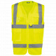 GILET DI SICUREZZA HI-VIZ riciclato con cerniera WK618 WK. Designed To Work