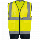 GILET DI SICUREZZA HI-VIZ riciclato con cerniera WK618 WK. Designed To Work