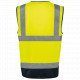 GILET DI SICUREZZA HI-VIZ riciclato con cerniera WK618 WK. Designed To Work