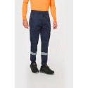 Pantaloni cargo unisex con fondo gamba elasticizzato e fascia riflettente WK712 WK. Designed To Work