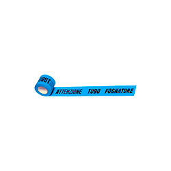 Rotolo nastro PE azzurro TUBO FOGNAT mt 200
