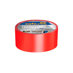Nastro adesivo SAFE IN in PVC col. ROSSO h mm 50x33 mt spess. 0,16 mm