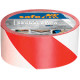 Nastro adesivo SAFE PVC BIANCO/ROSSO h mm 50x33 mt l spess. 0,16 mm