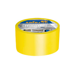 Nastro adesivo SAFE IN in PVC col. GIALLO h mm 75x33 mt spess. 0,16 mm