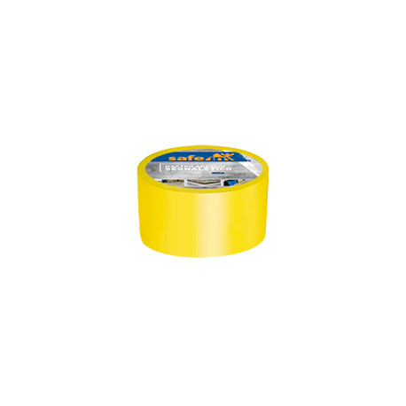 Nastro adesivo SAFE IN in PVC col. GIALLO h mm 75x33 mt spess. 0,16 mm