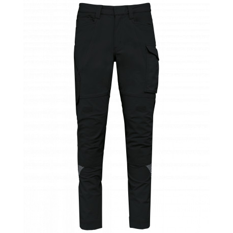 Pantaloni elasticizzati leggeri multitasche riciclati WK747 WK. Designed To Work