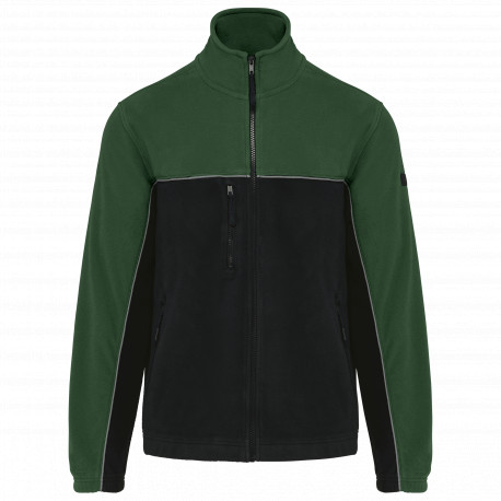 Giacca unisex in pile bicolore ecosostenibile WK904 WK. Designed To Work