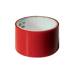 Nastro autoadesivo ANTI-EFFRAZIONE in poliestere rosso mm 50x50 mt
