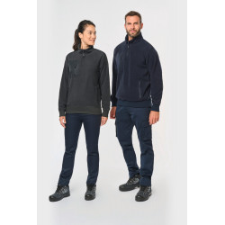 Pile unisex ecosostenibile con collo con zip WK905 WK. Designed To Work