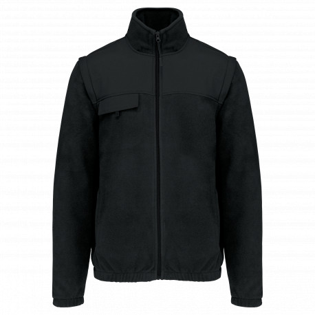 Giacca in pile con maniche removibili uomo WK9105 WK. Designed To Work