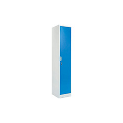 Armadio spogliatoio con 1 anta singola colorata BLU