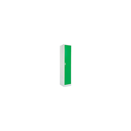 Armadio spogliatoio con 1 anta singola colorata verde