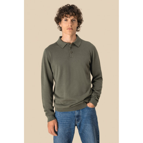 Polo uomo maniche lunghe ecosostenibile SP204 Spasso