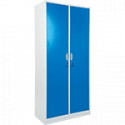 Armadio spogliatoio con 2 ante singole colorate BLU
