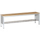 Panchina con seduta in legno cm 150 x 35 x 45 h