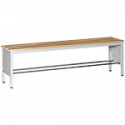 Panchina con seduta in legno cm 150 x 35 x 45 h