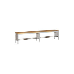 Panchina con seduta in legno cm 200 x 35 x 45 h