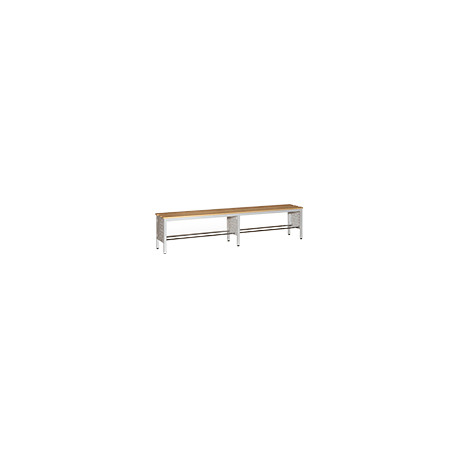 Panchina con seduta in legno cm 200 x 35 x 45 h