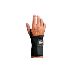 Polsiera mano sinistra cinturino doppio,chiusura velcro,col. NERO tg. S