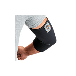 Gomitiera in neoprene perforato 650 e maglia spandex col. NERO tg. XL