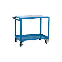 Carrello a due ripiani uno superiore e uno inferiore