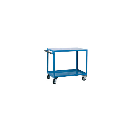 Carrello a due ripiani uno superiore e uno inferiore