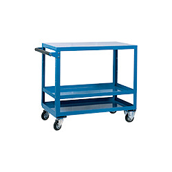 Carrello a tre ripiani uno superiore e due inferiori