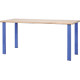Tavolo da lavoro piano in legno senza piano inferiore cm 200x88 h