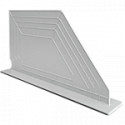 Separatore magnetico colore grigio lunghezza mm 400 h. mm 200
