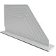 Separatore magnetico colore grigio lunghezza mm 600 h. mm 200