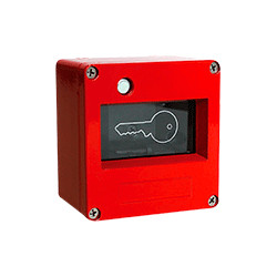 Contenitore emergenza chiave con martelletto