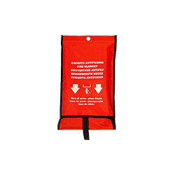 Coperta antifiamma in custodia morbida