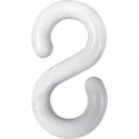 Conf. 25 ganci S per catene plastica