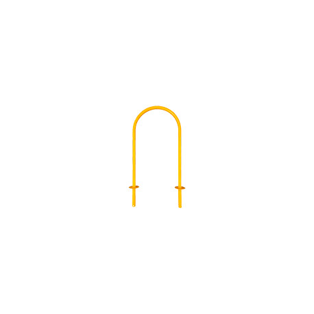 Archetto antisosta giallo tubo diametro 33 mm
